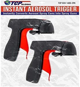 Instant Aerosol Trigger Handle (Pack of 2), Instantly Converts Spray Cans into Spray Guns - Full Hand Grip, Reusable, Easy to Clip-On & Off - Universal Fit, Use on Spray Paint, Adhesives, Lubricants