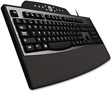 Kensington Pro Fit Wired Comfort Keyboard (K72402US),Black