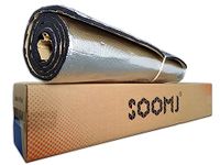 SOOMJ Heat Shield Car Sound Deadener Material Noise Dampener Sound Deadener Heat Barrier Mat Closed Cell Foam with Aluminum sheet 1100(AA)