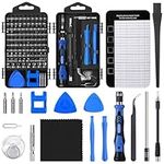 TOPWAY Precision Magnetic Screwdriver Set: PC Repair Kit Precision Tool kit 122 pcs Tool Gift Set for Laptop Computer Phone Electronics