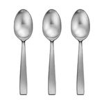 Oneida Everdine Everyday Flatware Serving Spoon, Set of 3 18/0 Stainless Steel, Silverware Set