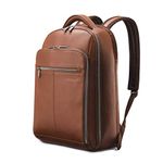 Samsonite Classic Leather Backpack, Cognac, One Size, Classic Leather Backpack