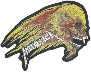 Metallica Flaming Skull Patch multicolour