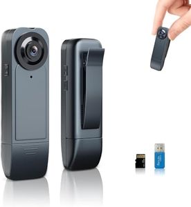 【Upgrade】 Mini Body Camera, 1080P 64GB Body Worn Camera with Upgraded Clip, Wearable Camcorder with Motion Detection and Night Vision for Law Enforcement, Security Guards, Personal Use