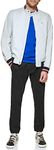 Tommy Hilfiger Men's Lightweight Varsity Rib Knit Bomber Jacket, Ice Poly, Medium