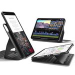 ESR for iPad Pro M5/M4 13 Inch Cover Case (2025/2024), Rotating with Removable Magnetic Cover, Adjustable Portrait/Landscape Stand, 9 Standing Angles, Shift Series, Black
