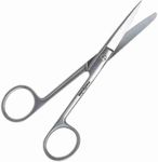 Medipulse Dressing Scissor Surgical Scissor Straight Scissor Stainless Steel 5" 6" 8" (Pack of 1 Pc) (8")