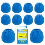 SpaceTent 10 Pack VRC2 Shop Vac Filter for Armor All 2.5 Gallon and Vacmaster 1.5 to 3.2 Gallon Wet/Dry Vacuums, part # VRC2, Armor All Utility Vac Filter VRC2, Armor All Shop Vac Filters