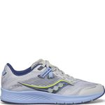 Saucony Girls Guide 16 Running Shoe, Fossil/Ether, 4.5 Big Kid US