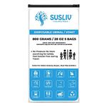 SUSLIV Disposable Urinal Vomit bag Pee Pouch with Super-Absorbent Pads with Zip Lock Sickness Bag Aircraft & Car Sickness Bag, Nausea Bags for kids Travel Traffic Jam Motion Sickness (Pack of 5 Bags)