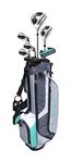 MacGregor Golf Ladies CG3000 Stainless Steel Irons Golf Club & Stand Bag Half Package Set, Ladies Right Hand, Silver