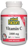 Natural Factors - Vitamin C 1000mg Time Release, 210 Tablets