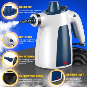 Handheld Steam Cleaner – 12-Piece Multipurpose Cleaning Set