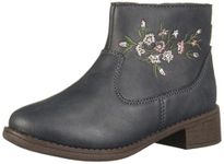 OshKosh B'Gosh Unisex-Child Galina Fashion Boot, Navy, 7 Toddler
