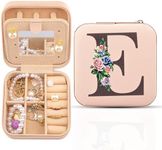 Travel Jewelry Box with Mirror, Tra