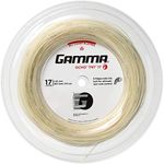 Gamma Sports Unisex-Adult Tennis String GOTNR11, Natural, 17G