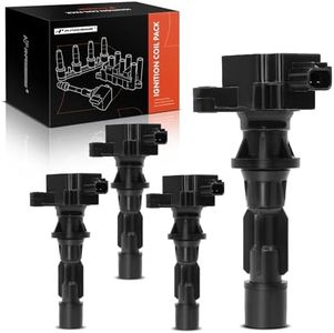 A-Premium Ignition Coil Pack Compatible with Ford Fusion Mercury Milan 2006-2009 l4 2.3L 4-PC Set