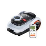 Segway Navimow i208 LiDAR Robotic Lawn Mower for 800 m², Off-Road Wheels for 45% Slopes, Solid-state LiDAR & Vision Dual System, Auto Mapping, No Wires, No Antenna, 59db(A) Quiet Mowing, Built-In 4G