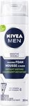 NIVEA Men Sensitive Skin Shaving Foam (200mL), Shaving Foam for Sensitive Skin, Allows for a Close Razor Shave and Leaves an Instant Soothing Sensation