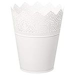 IKEA 001.861.02 Skurar Plant Pot, Off-White Indoor/Outdoor, Off-White