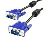 Pipestation VGA Cable 1.5m - VGA to VGA Cable Full HD - Secure & Reliable Connection Monitor Cable - VGA to VGA Male to Male for Monitors, PCs - PC Cables for Computer