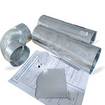 383EEL9001L Side Vent Kit Universal for LG Dryer, Venting Kit Assembly Compatible with Kenmore/sears Exhaust Out Either Side or Bottom, Replacement Part AP5672784 Replace 2400642, PS7784989