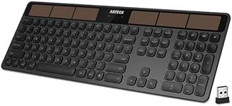 Arteck Wireless Solar Keyboard Full