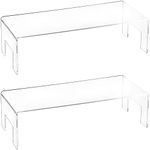 Frcctre 2 Pack Clear Acrylic Displa