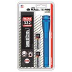 Mag-Lite Mini Maglite Pro 2AA LED Flashlight Blisterpack, Aluminium, Blue