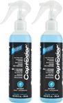 Sports Odor Destroyer Spray (2 x Carry-on Bottles of 8.12oz / 240 ml), Sports Gear Odor Eliminator & Deodorizer - Neutralizer & Refresher Spray for Equipment, Sportswear & Outdoor Gear