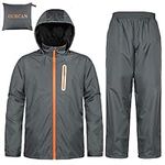 OURCAN Rain Suits for Man Waterproo