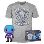 Funko Pop!&Tee: Guardians Of the Galaxy - Drax - Medium - Hot Christmas - T-Shirt - Clothes With Collectable Vinyl Figure - Gift Idea - Toys and Short Sleeve Top for Adults Unisex Men and Women