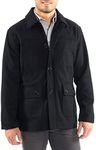 Alpine Swiss Wyatt Mens Classic Barn Coat Black 2XL