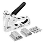 AECCN Staple Gun with Remover - 3 in 1 Heavy Duty Staple Nail Steel Gun Kit with 3000 Staples, Upholstery Stapler for Fixing Material, Decoration, Carpentry, Furniture, Doors and Windows