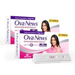 Ova News - Ovulation Detection Kit from Prega News | Identifies 5 Most Fertile Days to Conceive in 5 Mins (Pack of 2)