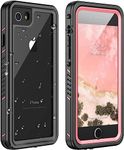 Bestcellcase for iPhone 7/8 Waterproof Case, iPhone SE 2020 Waterproof Case Full Body Shockproof Sandproof Dirtproof IP68 Underwater Outdoor Waterproof Case for iPhone 7/8/SE 2022 4.7inch,Pink