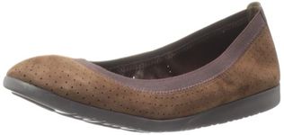 Cole Haan Women's Gilmore Ballet Flat, Chestnut Suede, 2.5 UK