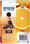 Epson 33XL Black Oranges High Yield, Genuine, Claria Premium Ink
