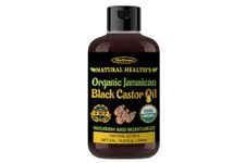 100% Pure Organic Jamaican Black Castor Oil (10.15 fl oz) USDA Certified, for Nourishing Hair and Eyelashes, Thick Beard, and Soft Skin