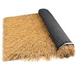 Artificial Straw Roof Thatch Tiki Bar Hut Grass Duck Boat Blinds Runner Rolls Palapa Thatch Roofing For Garden Patio Umbrella Covers(Size:0.5 * 8m(1.6 * 26.2ft))