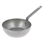 de Buyer Mineral B Round Country Chef Carbon Steel Fry Pan, 28cm/11 Inch