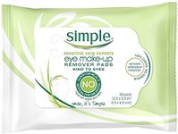 Simple Kind to Skin Eye Make Up Remover Pads Pack of 2