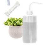 Watering Bottle 500ML with Leak-Proof O-Ring for Indoor Plants Succulent Cactus Plastic Squeeze Water Can Long Nozzle Bend Mouth Waterer Bonsai Terrarium Orchids Seedling Lab Wash Label Tattoo Device