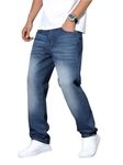 Ben Martin Dark Blue Men Jeans || Men Jeans Pants || Denim Jeans || Baggy Jeans for Men || Loose Fit Jeans for Men, 34