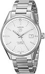 Tag Heuer Men's WAR211B.BA0782 Carrera Analog Display Swiss Automatic Silver Watch