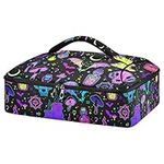 Funny Bright Witchy Elements Insulated Casserole Carriers for Hot Cold Food Portable Casserole Dish Carrier Bag Lasagna Lugger Tote for Travel Picnic Camping Party