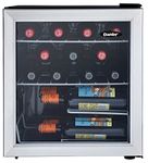 Danby 17 Bottle Wine Cooler, Black, Platinum