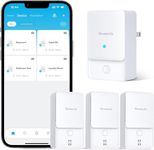 GoveeLife Premium Smart Water Leak Detector 2 with 1968ft Ultra-Long Range, WiFi Water Sensor with SMS/Email/APP Push and Sound Alarm, 5-Year Battery Life, Suitable for Home, Basement, Kitchen, 3 Pack