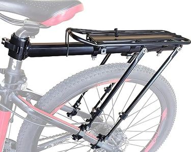 Comingfit® 75 kg Capacidad Ajustable Bicicleta Equipaje Carga Rack-Super Fuerte actualización Bicicleta Equipaje Carril 4-Strong-Leg Bicicleta Carga Carrier