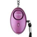 Eazior 140DB Police Approved Personal Security Alarm, Mini Loud Staff Panic Rape Attack safety Alarm Self Defense Keyring with Torch for Women Kids Night Worker Anti-theft Alarm (Purple)